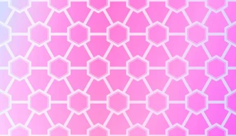 Modern Pattern With Curved Line. Geometric Elements. Blurred Gradient Backgro Illustrazione stock