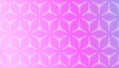 Modern Pattern With Curved Line. Geometric Elements. Blurred Gradient Backgro Stock Illustration