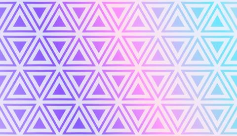 Modern Pattern With Curved Line. Geometric Elements. Blurred Gradient Backgro Illustrazione stock