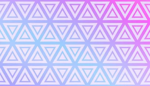 Modern Pattern With Curved Line. Geometric Elements. Blurred Gradient Backgro Stockillustratie