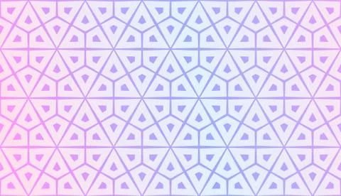 Modern Pattern With Curved Line. Geometric Elements. Blurred Gradient Backgro Stockillustratie