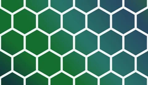 Modern Pattern With Curved Line. Geometric Elements. Blurred Gradient Backgro Stock Illustration