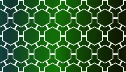 Modern Pattern With Curved Line. Geometric Elements. Blurred Gradient Backgro Stock Illustration