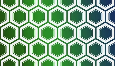 Modern Pattern With Curved Line. Geometric Elements. Blurred Gradient Backgro 스톡 일러스트