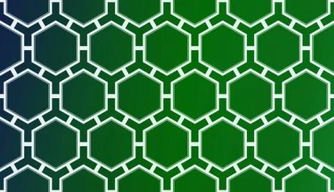 Modern Pattern With Curved Line. Geometric Elements. Blurred Gradient Backgro Stock Illustration