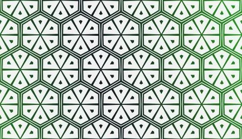 Modern Pattern With Curved Line. Geometric Elements. Blurred Gradient Backgro Illustrazione stock