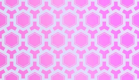 Modern Pattern With Curved Line. Geometric Elements. Blurred Gradient Backgro Stock Illustration