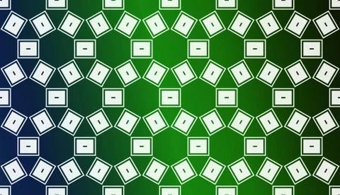 Modern Pattern With Curved Line. Geometric Elements. Blurred Gradient Backgro Stock Illustration