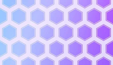 Modern Pattern With Curved Line. Geometric Elements. Blurred Gradient Backgro 스톡 일러스트