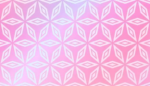 Modern Pattern With Curved Line. Geometric Elements. Blurred Gradient Backgro Stockillustratie