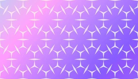 Modern Pattern With Curved Line. Geometric Elements. Blurred Gradient Backgro Stockillustratie
