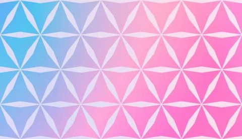 Modern Pattern With Curved Line. Geometric Elements. Blurred Gradient Backgro Illustrazione stock