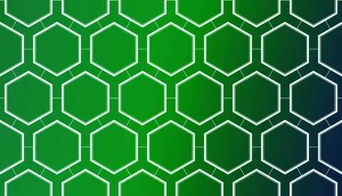 Modern Pattern With Curved Line. Geometric Elements. Blurred Gradient Backgro Stock Illustration