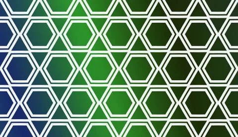 Modern Pattern With Curved Line. Geometric Elements. Blurred Gradient Backgro イラスト素材