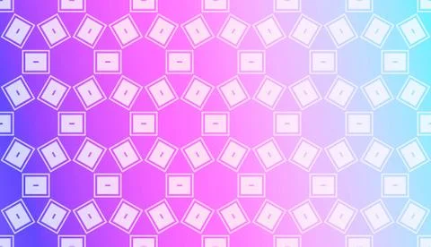 Modern Pattern With Curved Line. Geometric Elements. Blurred Gradient Backgro Illustrazione stock