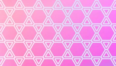 Modern Pattern With Curved Line. Geometric Elements. Blurred Gradient Backgro Stockillustratie