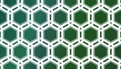 Modern Pattern With Curved Line. Geometric Elements. Blurred Gradient Backgro Stock Illustration