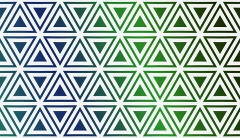Modern Pattern With Curved Line. Geometric Elements. Blurred Gradient Backgro Stock Illustration