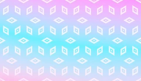 Modern Pattern With Curved Line. Geometric Elements. Blurred Gradient Backgro Stockillustratie