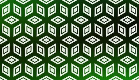 Modern Pattern With Curved Line. Geometric Elements. Blurred Gradient Backgro Illustrazione stock