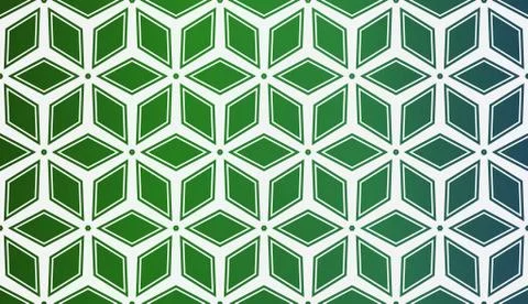 Modern Pattern With Curved Line. Geometric Elements. Blurred Gradient Backgro 스톡 일러스트