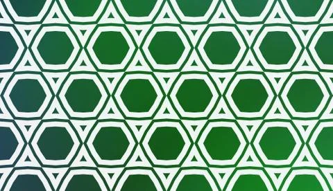 Modern Pattern With Curved Line. Geometric Elements. Blurred Gradient Backgro Illustrazione stock