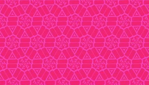 Modern pattern with curved line. Triangles, line, geometric elements. Vector  イラスト素材