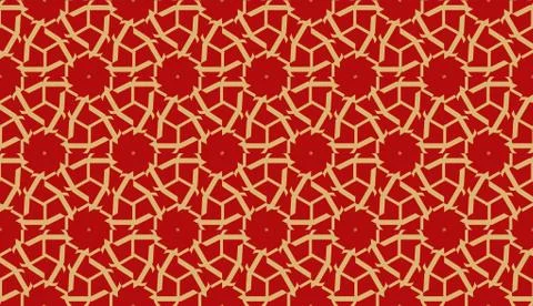 Modern pattern with curved line. Triangles, line, geometric elements. Vector  스톡 일러스트