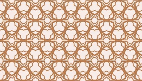 Modern pattern with curved line. Triangles, line, geometric elements. Vector  Stock Illustration