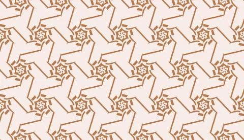 Modern pattern with curved line. Triangles, line, geometric elements. Vector  Stockillustratie