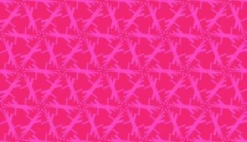 Modern pattern with curved line. Triangles, line, geometric elements. Vector  Stock Illustration