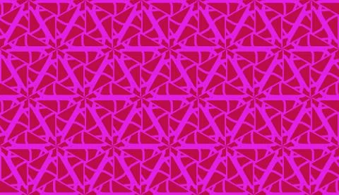 Modern pattern with curved line. Triangles, line, geometric elements. Vector  Illustrazione stock