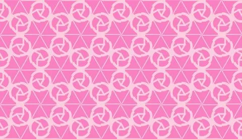 Modern pattern with curved line. Triangles, line, geometric elements. Vector  イラスト素材