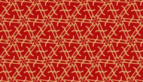 Modern pattern with curved line. Triangles, line, geometric elements. Vector  Stock Illustration