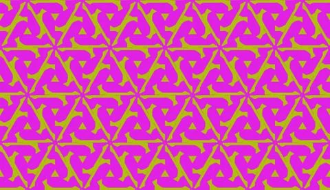 Modern pattern with curved line. Triangles, line, geometric elements. Vector  イラスト素材