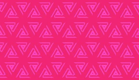 Modern pattern with curved line. Triangles, line, geometric elements. Vector  Illustrazione stock