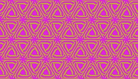 Modern pattern with curved line. Triangles, line, geometric elements. Vector  イラスト素材