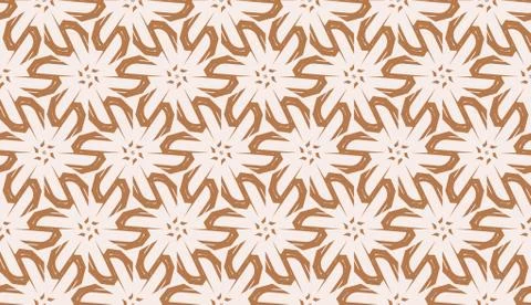 Modern pattern with curved line. Triangles, line, geometric elements. Vector  イラスト素材
