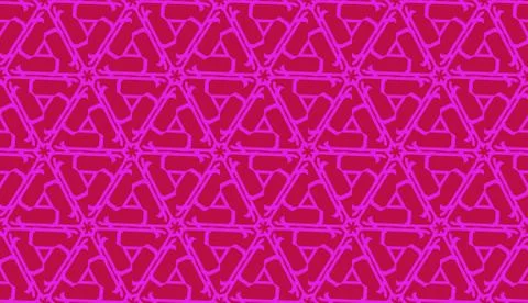 Modern pattern with curved line. Triangles, line, geometric elements. Vector  Illustrazione stock