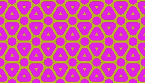 Modern pattern with curved line. Triangles, line, geometric elements. Vector  库存插图