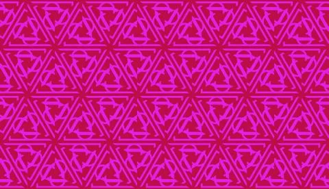 Modern pattern with curved line. Triangles, line, geometric elements. Vector  Stock Illustration