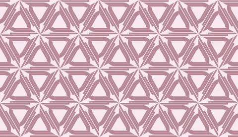 Modern pattern with curved line. Triangles, line, geometric elements. Vector  Stock Illustration
