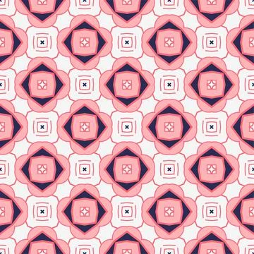 Modern pattern ornament. Abstract shape seamless design ready for print Stock Illustration