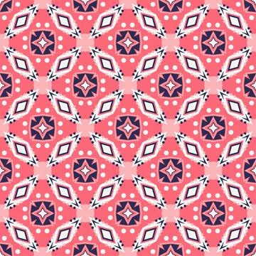 Modern pattern ornament. Abstract shape seamless design ready for print Stock Illustration