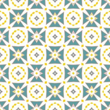 Modern pattern ornament. Abstract shape seamless design ready for print Stock Illustration