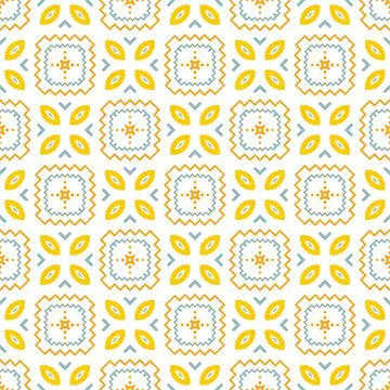 Modern pattern ornament. Abstract shape seamless design ready for print Stock Illustration