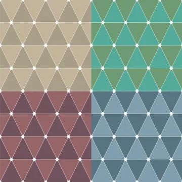 Modern Pattern Set Vector Illustration Stock Illustration