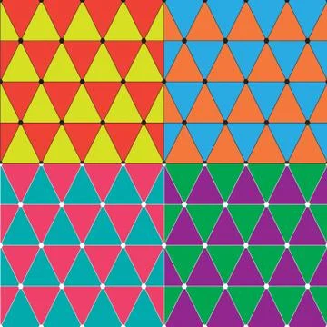 Modern Pattern Set Vector Illustration Stock Illustration