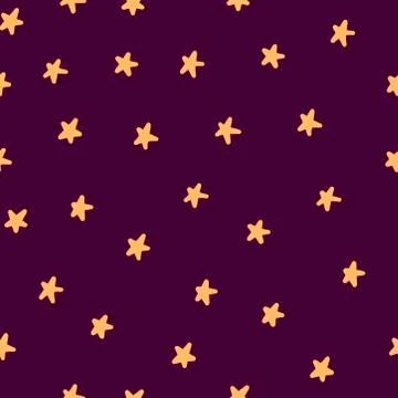 Modern pattern stars sky, great design for any purposes. Christmas abstract Stock Illustration