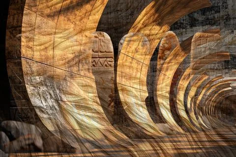 Modern pattern studies, manipulation background 스톡 일러스트